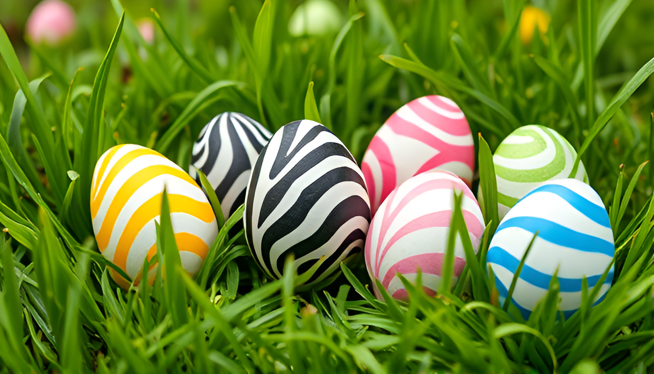 húsvéti tojás, zebra
