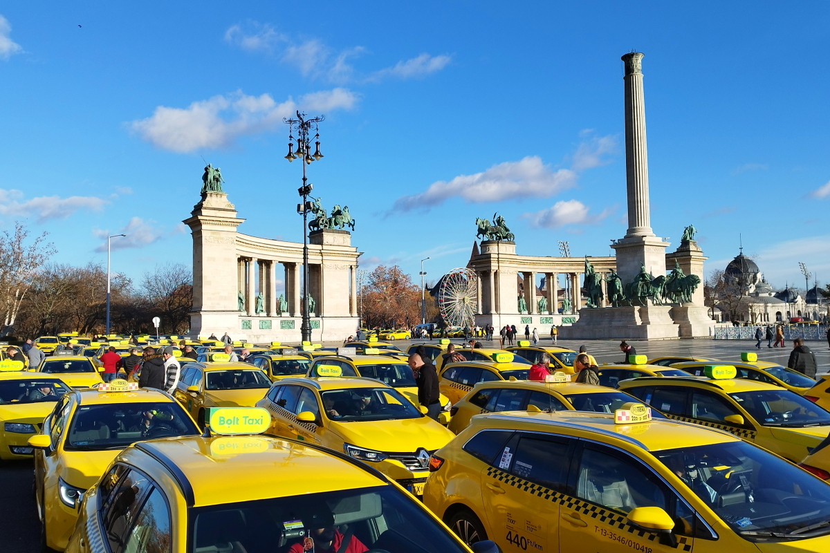 taxis demonstráció