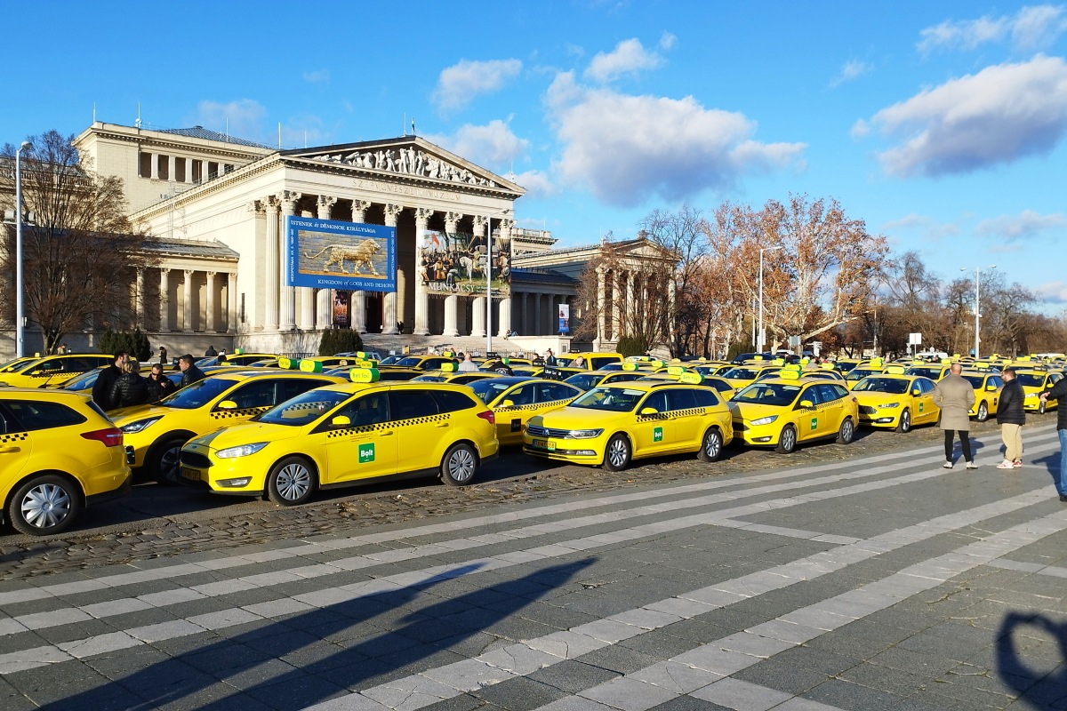 taxis demonstráció