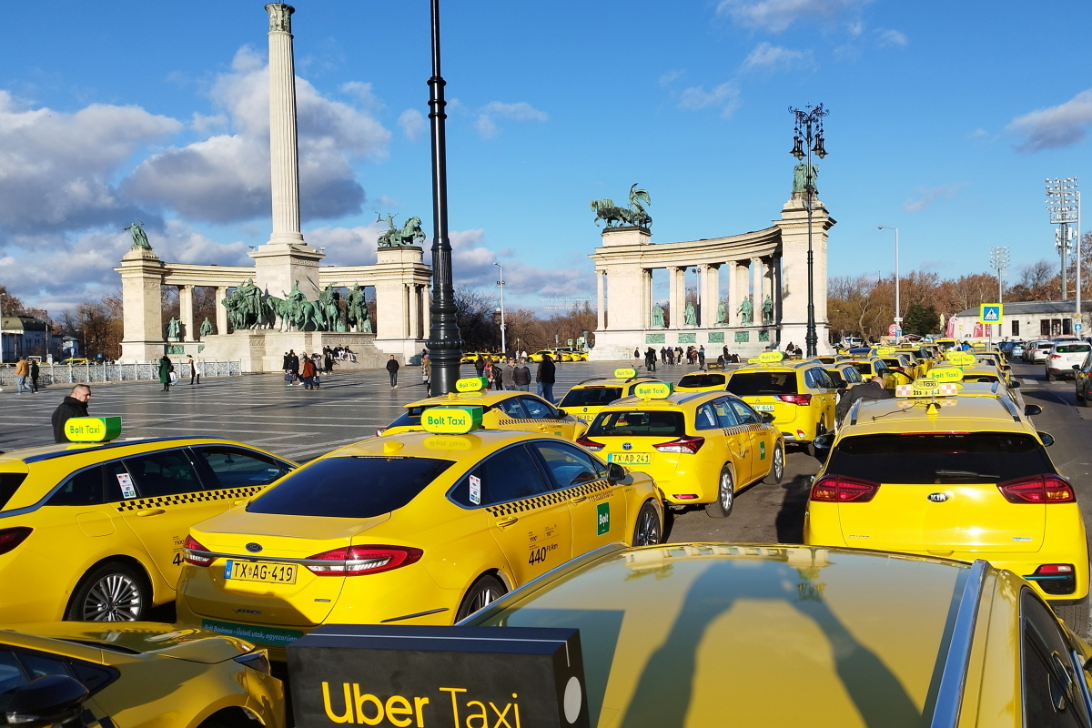 taxis demonstráció