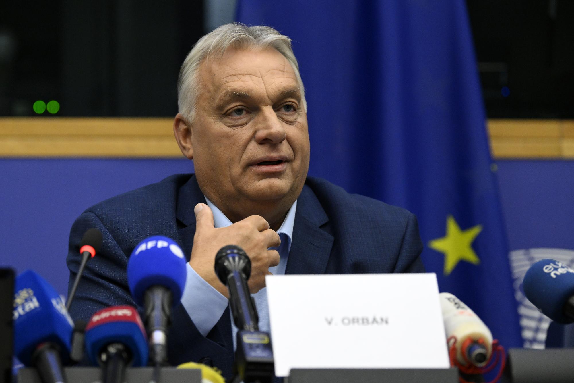 EU-elnökség - Orbán Viktor nemzetközi sajtótájékoztatója