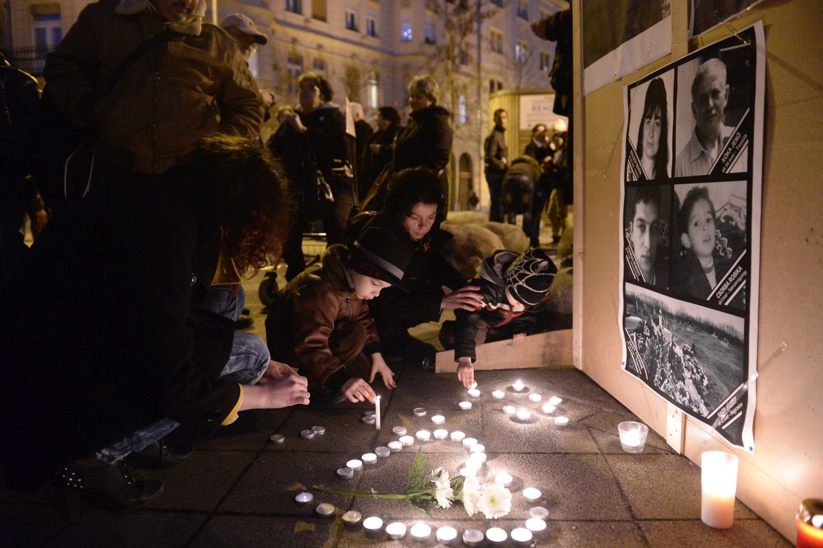 A tatárszentgyörgyi gyilkosságra emlékeztek Budapesten